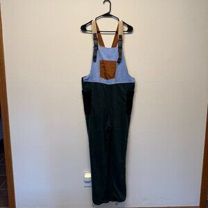 KAVU Women’s Pocatello Fleece Overalls Size Large